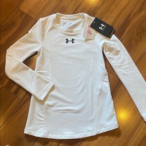Under Armour ColdGear Long Sleeve White Top